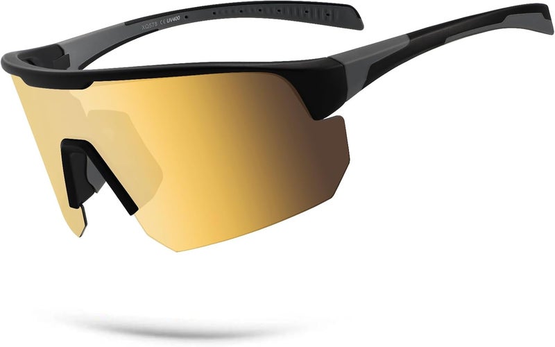 BangLong Polarized Sports Sunglasses for Men Women - UV Protection Sun Glasses for Running Baseball Cycling Bike Fishing - Image 1